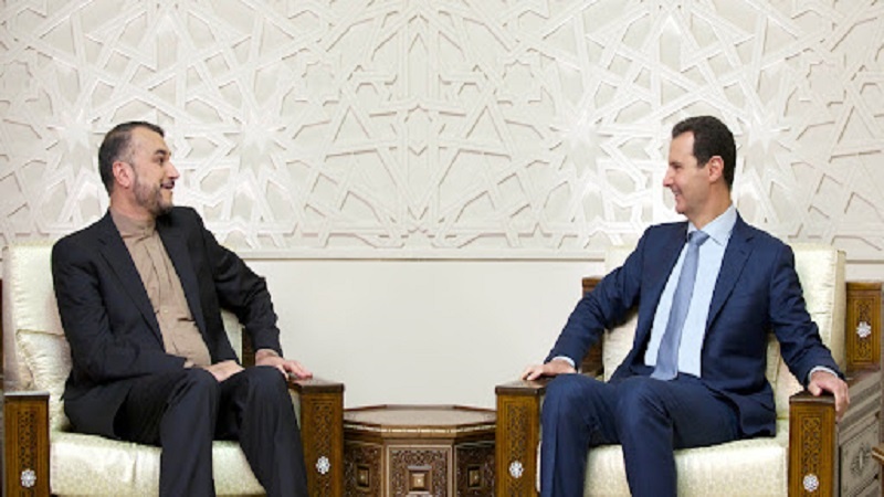 Iranpress: وزير الخارجية الإيراني يلتقي الرئيس السوري