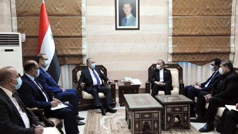 السفير الإيراني لدى دمشق يلتقي رئيس الوزراء السوري
