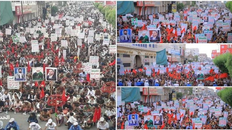 Iranpress: شاهد بالصور والفيديو.. المسيرات العاشورائية في اليمن