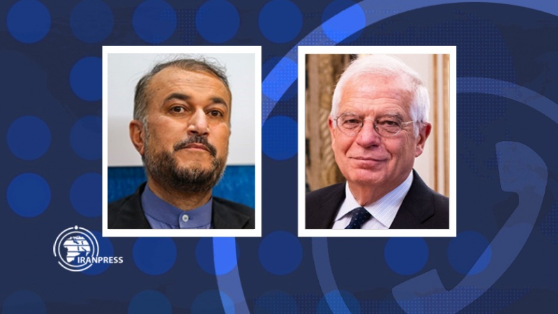 Iranpress: محادثات هاتفية بين بوريل وأمير عبد اللهيان حول القضايا الإقليمية والدولية المهمة