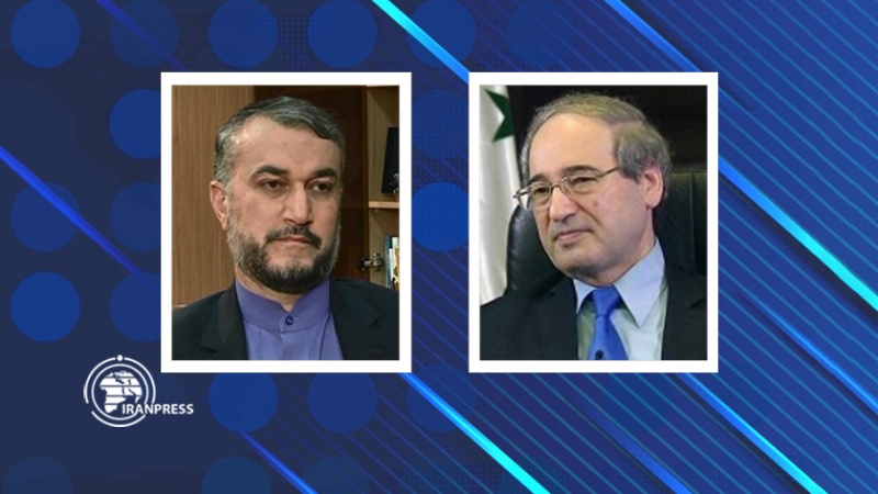 Iranpress: محادثات هاتفية بين وزيري خارجية إيران وسوريا