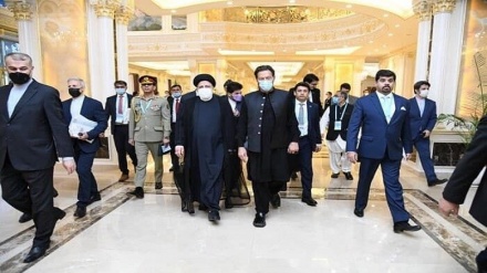 الرئيس الإيراني يلتقي رئيس الوزراء الباكستاني على هامش قمة شنغهاي