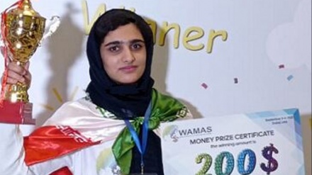 طالبة إيرانية بطلة المسابقات العالمية للحساب الذهني
