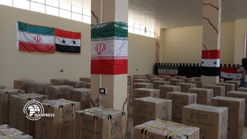 Iranpress: تبرعات إيرانية لسوريا لمكافحة كورونا