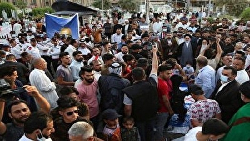 Iranpress: إقامة مظاهرات ضد الاحتلال الإسرائيلي في كربلاء المقدسة