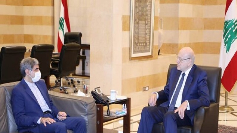 Iranpress: السفير الايراني في لبنان يلتقي رئيس الوزراء اللبناني