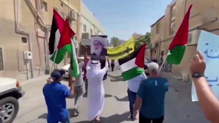 مظاهرات في مدن بحرينية ضد التطبيع مع الکیان الصهیونی