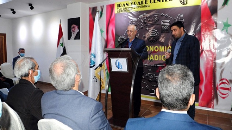 افتتاح المركز التجاري الإيراني في المنطقة الحرة بدمشق