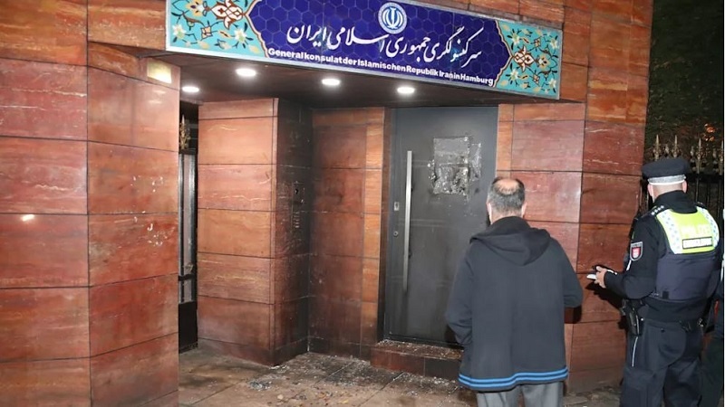Iranpress: الاعتداء على القنصلية العامة الإيرانية في هامبورغ