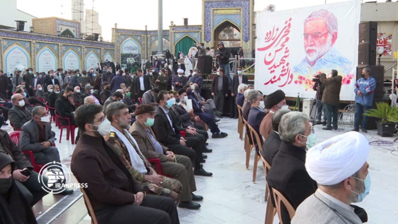 برگزاری اولین سالگرد شهید فخری‌زاده در امامزاده صالح تجریش