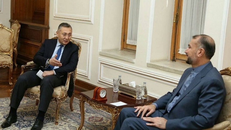 رئيس مجلس الأمن القومي القيرغيزي يلتقي أمير عبد اللهيان