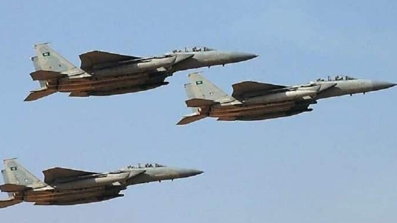 بمباران صنعا از سوی جنگنده های متجاوز سعودی