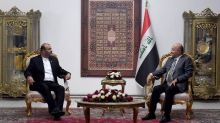 وزير إيراني يلتقي الرئيس العراقي