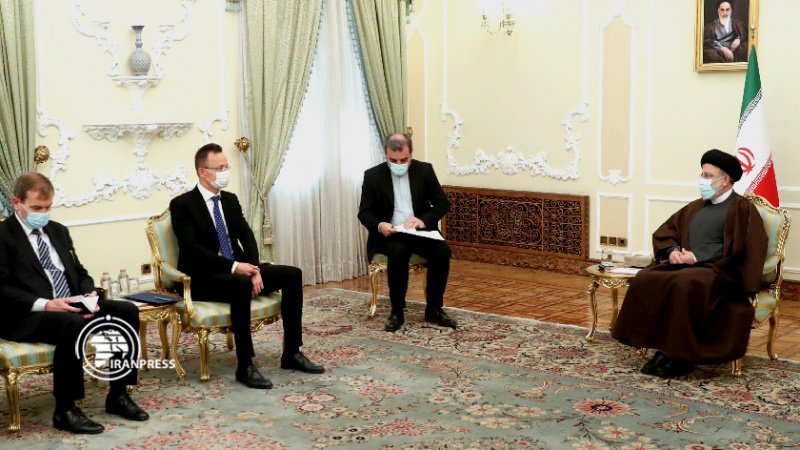 Iranpress: رئيسي يؤكد على تشكيل اللجنة المشتركة بين إيران والمجر