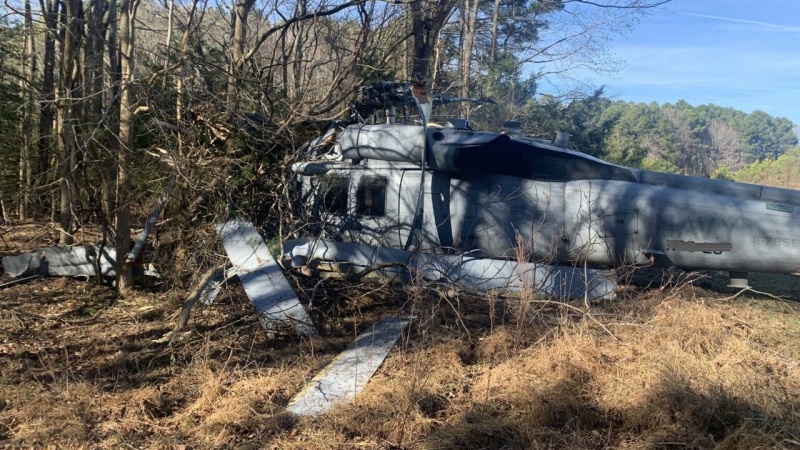سقوط بالگرد نیروی دریایی آمریکا در ویرجینیا 