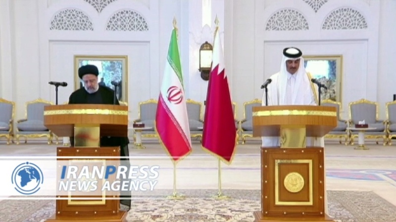 Iranpress: رئيسي في الدوحة: هذه الزيارة تفتح صفحة جديدة في العلاقات بين إيران وقطر