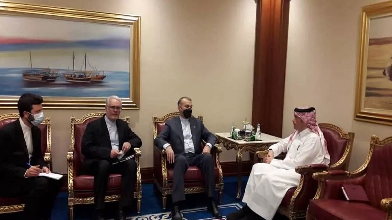 Iranpress: أميرعبد اللهيان: لقاء رئيس الجمهورية مع أمير قطر يمهد لتنشيط العلاقات الثنائية