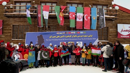 میزبانی اسکی بازان توچال از کوهنوردان کشورهای عضو اکو