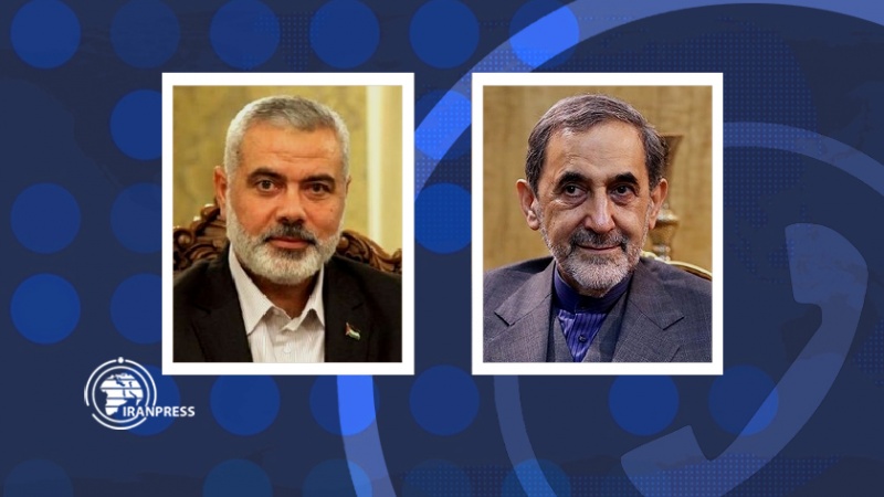 Iranpress: اتصال هاتفي بين مستشار قائد الثورة الإسلامية وإسماعيل هنية