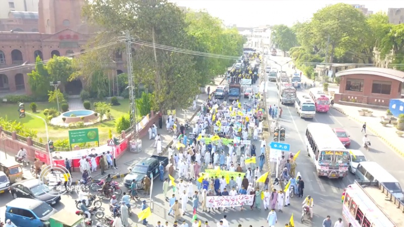 Iranpress: مسيرة يوم القدس العالمي في مدينة لاهور الباكستانية