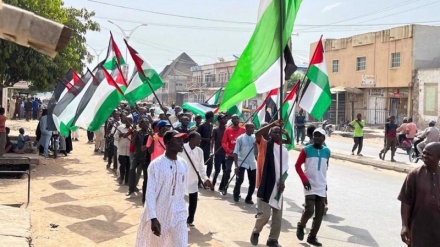 تنظيم مسيرة شعبية بنيجريا دعمًا للشعب الفلسطيني