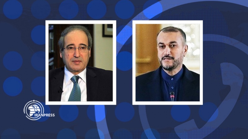 Iranpress:  اتصال هاتفي بين وزيري خارجية إيران وسوريا 