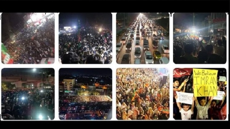 Iranpress: مظاهرات عارمة لمؤيدي عمران خان في باكستان