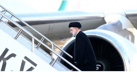 رئيسي يغادر طهران متوجهاً إلى مسقط