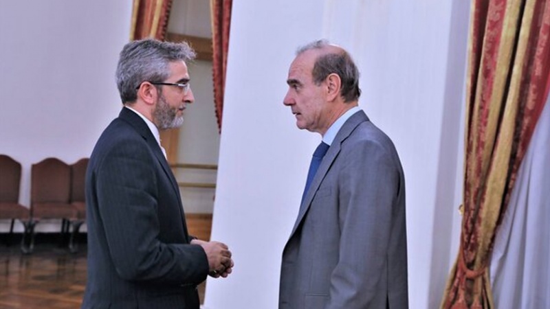  دیدار «انریکه مو» با علی باقری در تهران