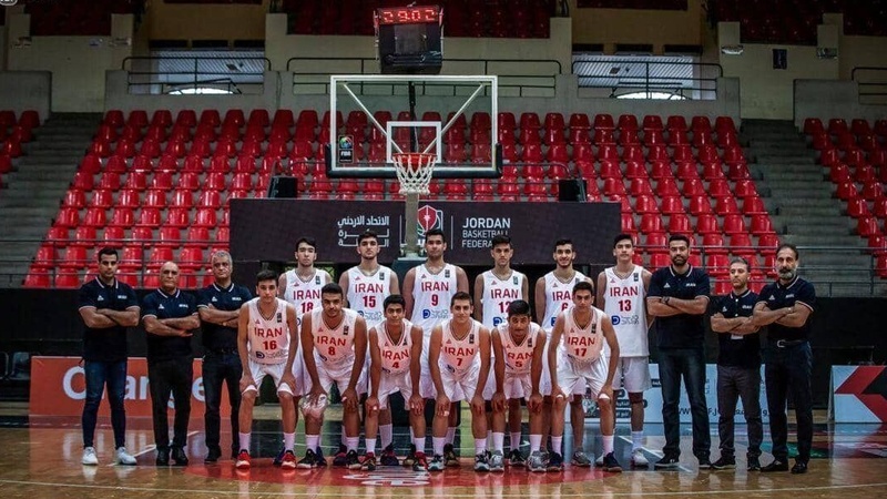 بسکتبال نوجوانان غرب آسیا/ برتری ایران مقابل اردن 
