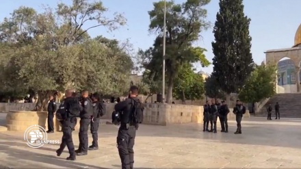 یورش نظامیان صهیونیست به نمازگزاران فلسطینی در مسجد الاقصی| پخش زنده ایران پرس