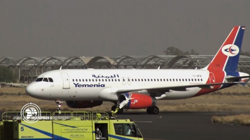 Iranpress: اول رحلة تجارية من مطار صنعاء الى الاردن منذ 6 سنوات