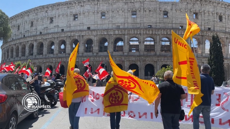 Iranpress: مظاهرات واسعة النطاق مناهضة للناتو في إيطاليا + فيديو