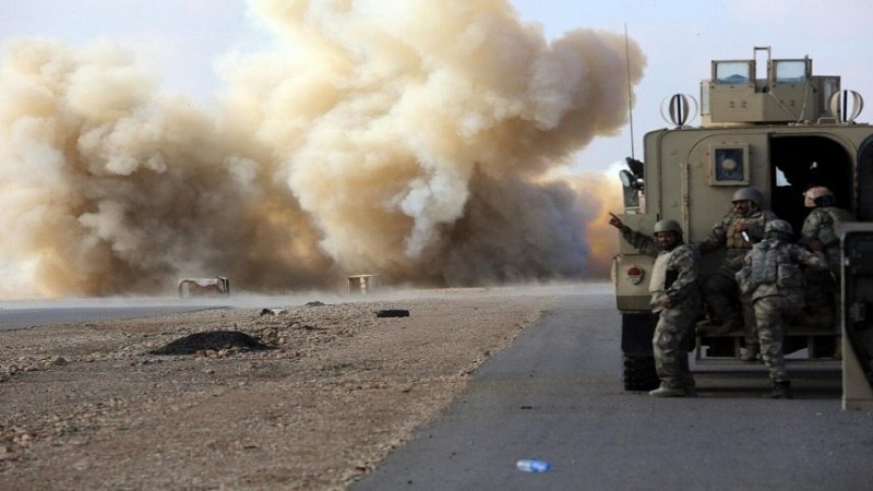 استهداف رتل تابع للاحتلال الأميركي في العراق