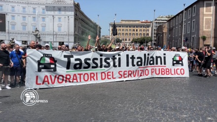 اعتصاب و تظاهرات رانندگان تاکسی در ایتالیا