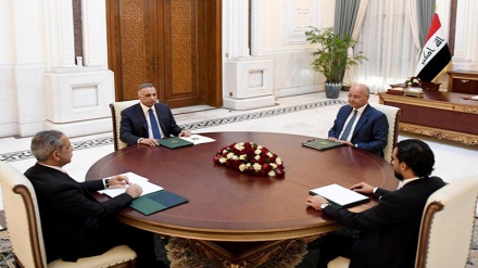  قادة الرئاسات الأربع في العراق تدعو لاستئناف الحوار لحل الأزمة