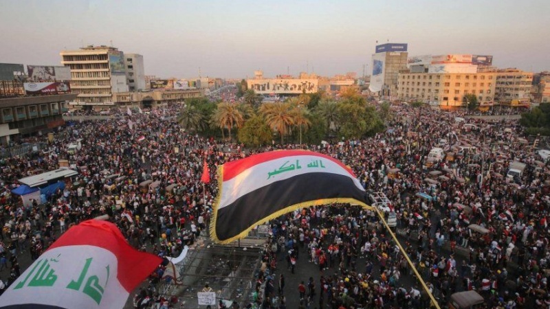 مظاهرات أنصار التيار الصدري في بعض المدن العراقية