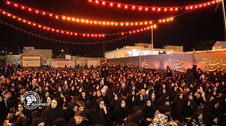 إقامة مراسم العزاء الحسيني في حسينية أعظم بمدينة زنجان