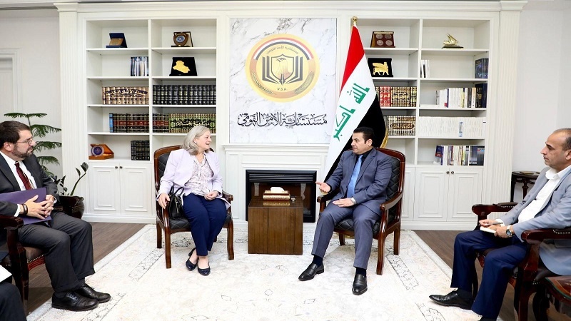 الأعرجي للسفيرة الأمريكية: العراقيون قادرون على حل مشكلاتهم السياسية