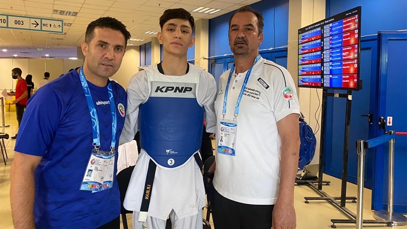 لاعب إيراني يحصل على ذهبية بطولة العالم للتايكوندو للشباب في بلغاريا