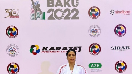 بانوی ورزشکار کشورمان مدال برنز مسابقات کاراته وان باکو ۲۰۲۲ را کسب کرد