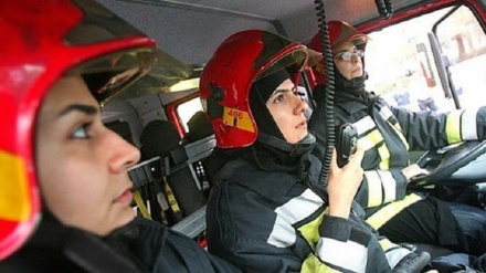 آغاز به کار آتش‌نشانان زن در تهران