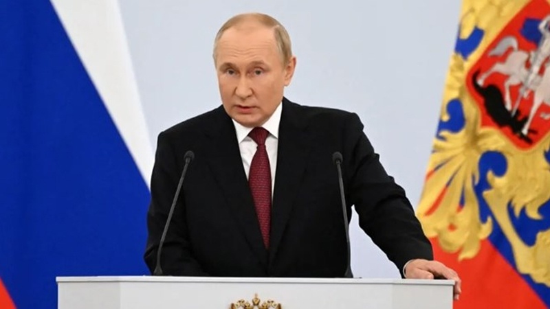 Iranpress: بوتين يعلن رسميا ضم أربع مناطق أوكرانية إلى روسيا
