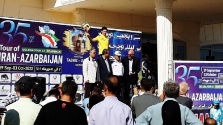 تور دوچرخه سواری ایران - آذربایجان؛ پیشتازی رکابزن آلمانی در مرحله دوم