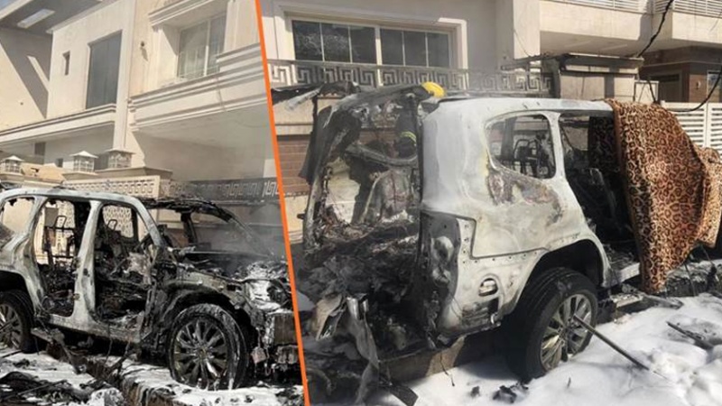 Iranpress: مقتل شخص في انفجار سيارة في أربيل بكردستان العراق 