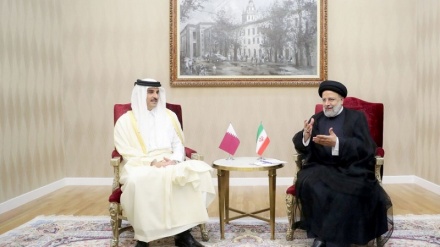 رئيسي وأمير قطر يتشاوران بشأن الارتقاء بالعلاقات الثنائية 
