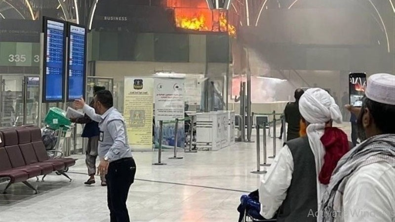 Iranpress: اندلاع حريق جديد في مطار بغداد الدولي بعد أقل من 48 ساعة