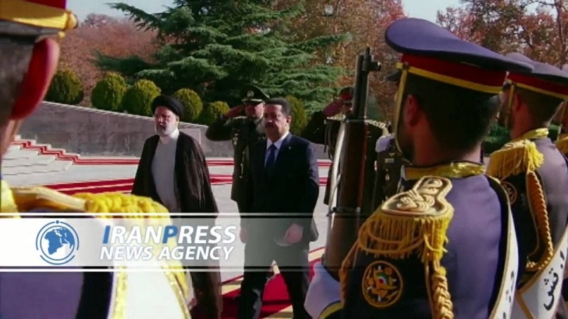 Iranpress: الرئيس الإيراني يستقبل رسميًا رئيس الوزراء العراقي