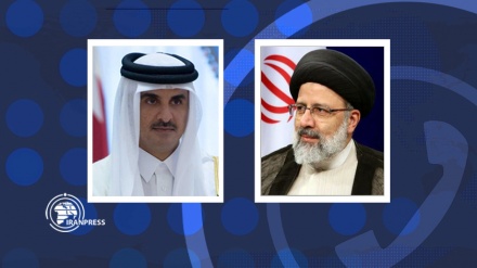 محادثات هاتفية بين الرئيس الإيراني وأمير قطر