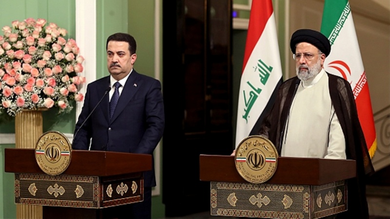 Iranpress: رئيسي والسوداني يؤكدان على ضرورة مزيد من تنمية العلاقات الثنائية بين ايران والعراق
